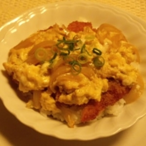 余ったカツで♪チキンカツ丼